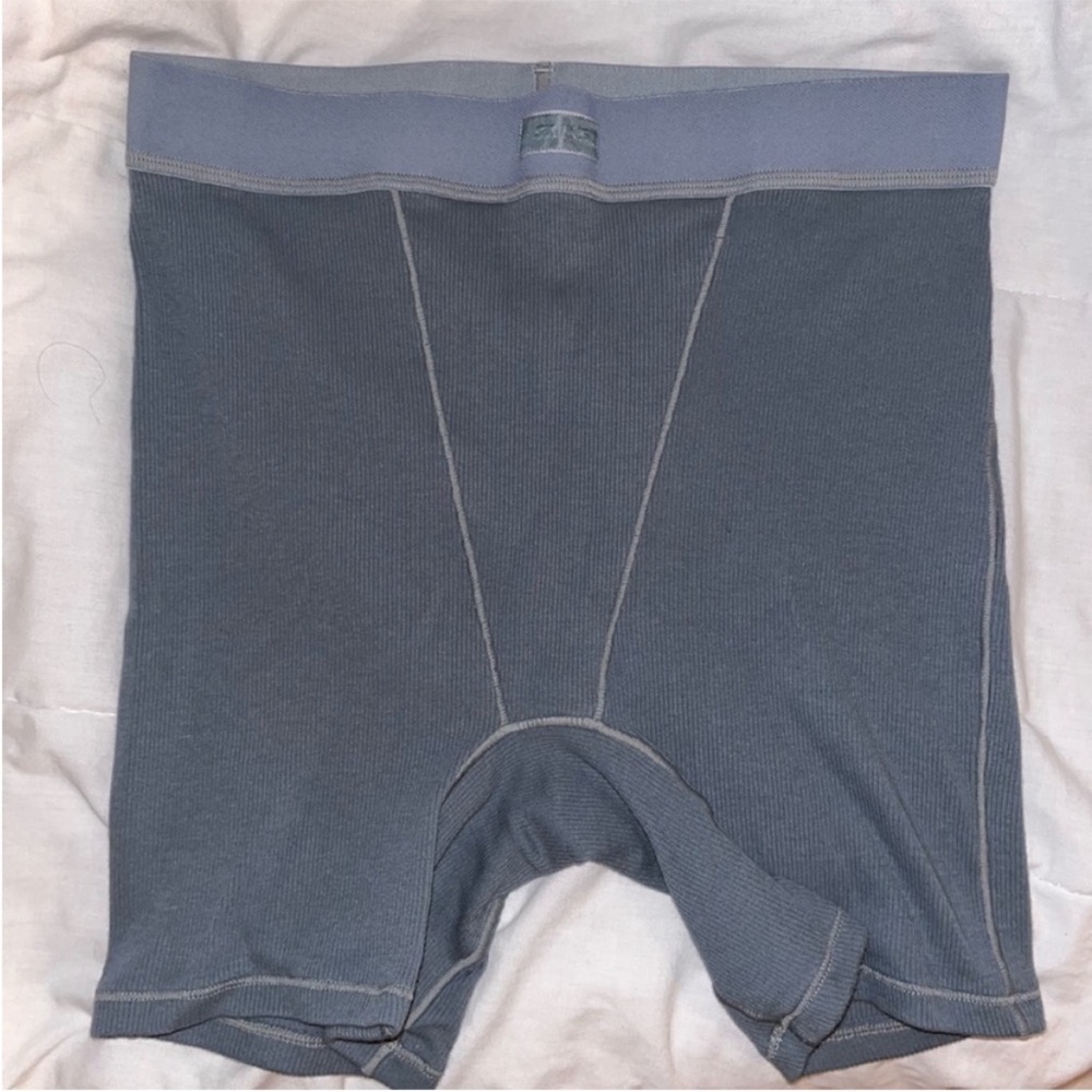 Skims cotton biker shorts color ‘Kyanite’